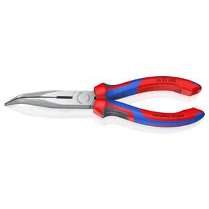 Pinces à becs demi-ronds avec tranchant, (pinces bec de cigogne) Knipex (26 22 200) - Publicité Pinces à becs demi-ronds avec tranchant, (pinces bec de cigogne) Knipex (26 22 200) - Publicité