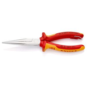 Pinces à becs demi-ronds avec tranchant, (pinces bec de cigogne) Knipex (26 16 200 T) - Publicité Pinces à becs demi-ronds avec tranchant, (pinces bec de cigogne) Knipex (26 16 200 T) - Publicité
