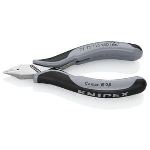 Pinces coupantes de côté pour l’électronique ESD Knipex (77 72 115 ESD) - Publicité Pinces coupantes de côté pour l’électronique ESD Knipex (77 72 115 ESD) - Publicité
