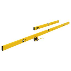 STABILA Niveau à bulle CLASSIC KIT 70-3-180, Set 3 pièces : Niveau Type 70-2 /180 cm, Niveau Type 70 /80 cm, Mètre ruban BM 150 /3 m (19978) - Publicité STABILA Niveau à bulle CLASSIC KIT 70-3-180, Set 3 pièces : Niveau Type 70-2 /180 cm, Niveau Type 70 /80 cm, Mètre ruban BM 150 /3 m (19978) - Publicité