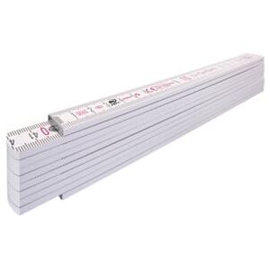 STABILA règle pliante en bois type 1407 2 m blanche, échelle métrique (14557) - Publicité STABILA règle pliante en bois type 1407 2 m blanche, échelle métrique (14557) - Publicité