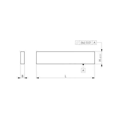 AMF - DIN 6346P - 63x10x3.2 mm - Acier trempé - Paires parallèles - Publicité AMF - DIN 6346P - 63x10x3.2 mm - Acier trempé - Paires parallèles - Publicité