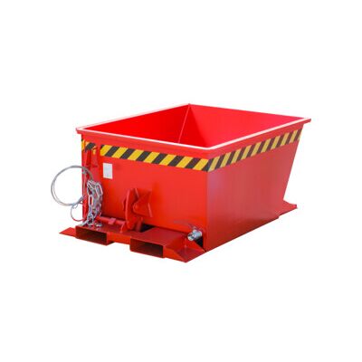 Eurokraft pro Conteneur Bascule - Acier, 0.3m³, Rouge RAL 3000 - Publicité Eurokraft pro Conteneur Bascule - Acier, 0.3m³, Rouge RAL 3000 - Publicité