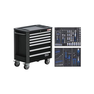 BGS Servante d’atelier, 7 tiroirs, hauteur extra basse, avec 209 outils ; BGS technic (4140) - Publicité BGS Servante d’atelier, 7 tiroirs, hauteur extra basse, avec 209 outils ; BGS technic (4140) - Publicité