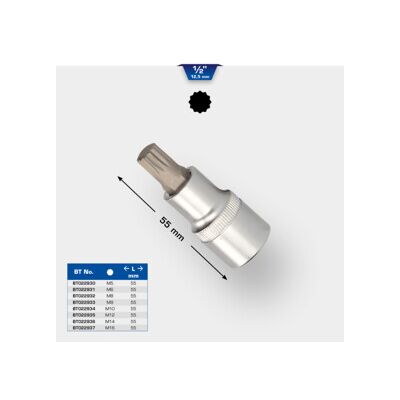 Brilliant Tools Douille denture multiple 1/2 - Publicité Brilliant Tools Douille denture multiple 1/2 - Publicité