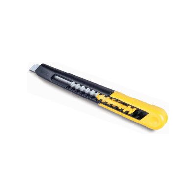 Cutter SM l. de lames 9 mm L. 130 mm plastique au détail STANLEY (1-10-150) - Publicité Cutter SM l. de lames 9 mm L. 130 mm plastique au détail STANLEY (1-10-150) - Publicité