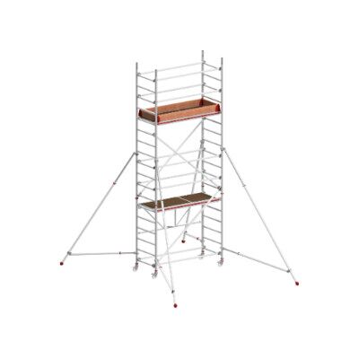 Échafaudage roulant, pliant avec stabilisateurs, hauteur de portée 5,57 m Hymer (817706) - Publicité Échafaudage roulant, pliant avec stabilisateurs, hauteur de portée 5,57 m Hymer (817706) - Publicité