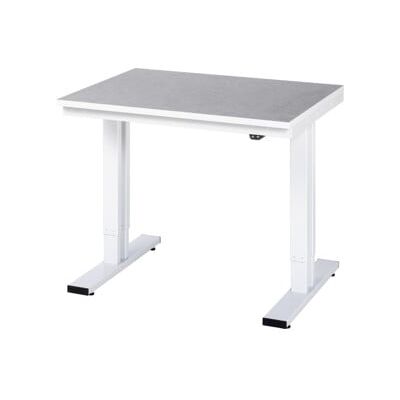 Table de travail électrique RAU - Surface en linoléum et 300kg de charge - Publicité Table de travail électrique RAU - Surface en linoléum et 300kg de charge - Publicité
