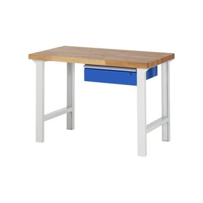 Rau. - 7001-A1 - Hêtre 40mm dessus - Tiroir L - Bureau d’atelier - Publicité Rau. - 7001-A1 - Hêtre 40mm dessus - Tiroir L - Bureau d’atelier - Publicité