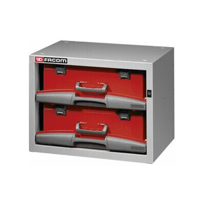 Facom - Regal Klein Tief 2 Schubladen - cabinet - Publicité Facom - Regal Klein Tief 2 Schubladen - cabinet - Publicité