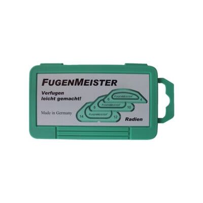 FUGENMEISTER - Radien - 4-14 mm - 3-pièces - Fugenblatt set - Publicité FUGENMEISTER - Radien - 4-14 mm - 3-pièces - Fugenblatt set - Publicité
