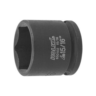 HOLEX Douille IMPACT 6 pans, 3/8 pouce Version en pouces, Ouverture : 15/16pouce (650102 15/16) - Publicité HOLEX Douille IMPACT 6 pans, 3/8 pouce Version en pouces, Ouverture : 15/16pouce (650102 15/16) - Publicité