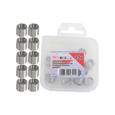 Inserts taraudés M12 x 1,0 mm 10 pièces BGS ; BGS technic (9437-1) - Publicité Inserts taraudés M12 x 1,0 mm 10 pièces BGS ; BGS technic (9437-1) - Publicité