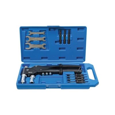 Jeu de pinces à riveter pour rivets standard, écrous et goujons de rivetage BGS ; BGS technic (438) - Publicité Jeu de pinces à riveter pour rivets standard, écrous et goujons de rivetage BGS ; BGS technic (438) - Publicité