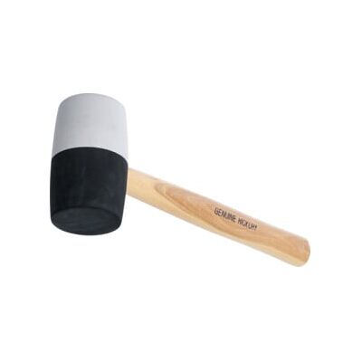 Maillet caoutchouc manche Hickory tête noir/blanc Ø 63 mm 840 g BGS ; BGS technic (1969) - Publicité Maillet caoutchouc manche Hickory tête noir/blanc Ø 63 mm 840 g BGS ; BGS technic (1969) - Publicité