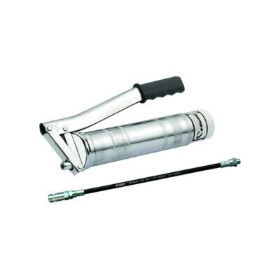 Mato Presse à graisse manuelle Lube-Shuttle avec tuyau 300 mm et bec 4 mâchoires (3032050) - Publicité Mato Presse à graisse manuelle Lube-Shuttle avec tuyau 300 mm et bec 4 mâchoires (3032050) - Publicité