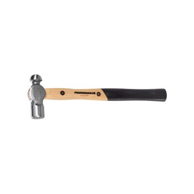 Marteau Peddinghaus - Marteau d'ingénieur avec manche en noyer - Face ronde et tête sphérique - 450 g - Publicité Marteau Peddinghaus - Marteau d'ingénieur avec manche en noyer - Face ronde et tête sphérique - 450 g - Publicité