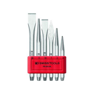 PB Swiss Tools Jeu d'outils de frappe 6 pièces (PB 855.BL) - Publicité PB Swiss Tools Jeu d'outils de frappe 6 pièces (PB 855.BL) - Publicité