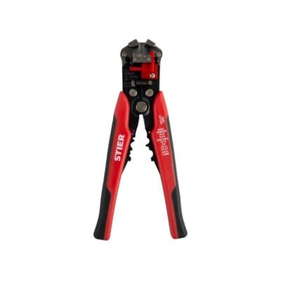 Pince à couper STIER, sertir et dénuder Kombi+, pour coupes de 0,2 à 6,0 mm², multifonction 3en1, coupeur de câbles (903000) - Publicité Pince à couper STIER, sertir et dénuder Kombi+, pour coupes de 0,2 à 6,0 mm², multifonction 3en1, coupeur de câbles (903000) - Publicité
