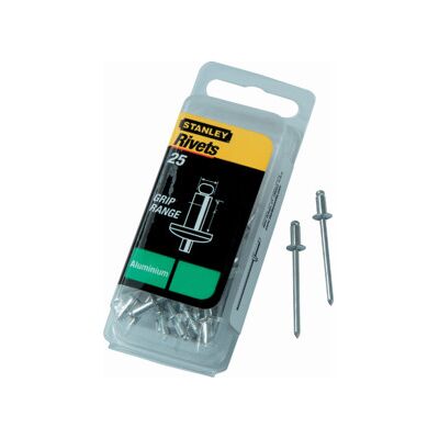 Rivets en aluminium Stanley 4x7mm (1-PAA54T) - Publicité Rivets en aluminium Stanley 4x7mm (1-PAA54T) - Publicité