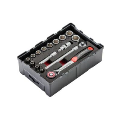 Rothenberger Set de clés à douille 6 pans 17 pcs 1/4 - Publicité Rothenberger Set de clés à douille 6 pans 17 pcs 1/4 - Publicité