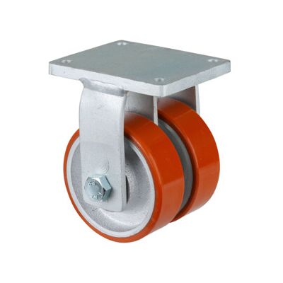 BS Roue Double Lourde en Polyuréthane 150mm - Roue double - Publicité BS Roue Double Lourde en Polyuréthane 150mm - Roue double - Publicité