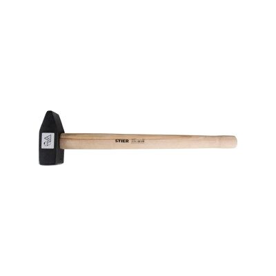 Stier DIN 1042 - Marteau de 5kg avec manche en frêne - Publicité Stier DIN 1042 - Marteau de 5kg avec manche en frêne - Publicité