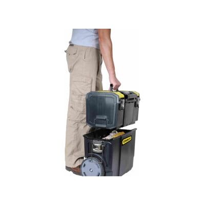 Stanley Centre de travail mobile Stanley 47,5x28,4x63cm (1-70-326) - Publicité Stanley Centre de travail mobile Stanley 47,5x28,4x63cm (1-70-326) - Publicité