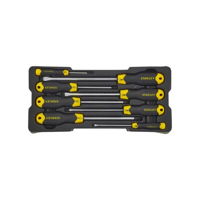 Stanley Jeu de tournevis CushionGrip 8 pces (STMT1-74181) - Publicité Stanley Jeu de tournevis CushionGrip 8 pces (STMT1-74181) - Publicité