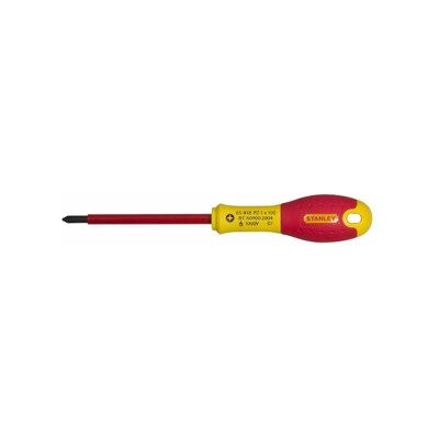 Stanley Tournevis FatMax isolé PZ2 125mm (0-65-419) - Publicité Stanley Tournevis FatMax isolé PZ2 125mm (0-65-419) - Publicité