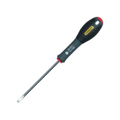 Stanley Tournevis pour vis à fente FatMax 4X100mm (0-65-017) - Publicité Stanley Tournevis pour vis à fente FatMax 4X100mm (0-65-017) - Publicité