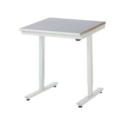 RAU Table de travail réglable électrique - Acier, 720-1120mm - Publicité RAU Table de travail réglable électrique - Acier, 720-1120mm - Publicité