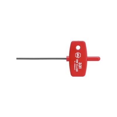 Wiha Tournevis hexagonal - 2 mm largeur de la clé - 60 mm longueur de la lame - 95 mm longueur totale - Publicité Wiha Tournevis hexagonal - 2 mm largeur de la clé - 60 mm longueur de la lame - 95 mm longueur totale - Publicité