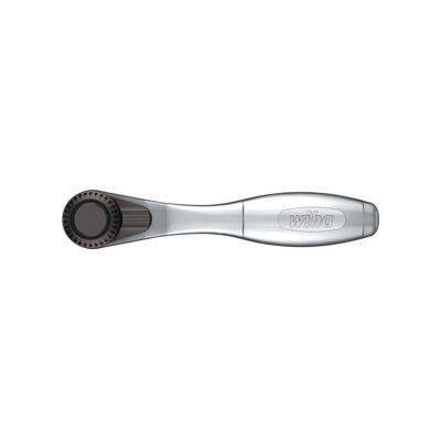 Clé à cliquet Wiha - 90mm, 1/4", denture fine, SoftFinish, avec molette de pouce - Clé à cliquet - Publicité Clé à cliquet Wiha - 90mm, 1/4", denture fine, SoftFinish, avec molette de pouce - Clé à cliquet - Publicité