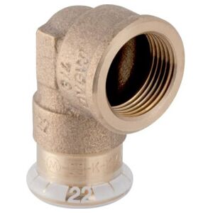 Geberit coude de transition Mapress 28 mm x Rp 1, Cu, 90°, avec filetage intérieur, laiton rouge (63856) - Publicité Geberit coude de transition Mapress 28 mm x Rp 1, Cu, 90°, avec filetage intérieur, laiton rouge (63856) - Publicité