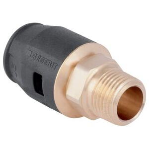Geberit raccord PushFit d= 25 mm x R 3/4, avec filetage extérieur, laiton rouge (652532001) - Publicité Geberit raccord PushFit d= 25 mm x R 3/4, avec filetage extérieur, laiton rouge (652532001) - Publicité