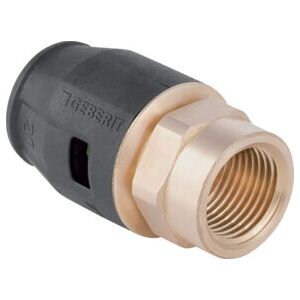 Geberit raccord PushFit d 25 mm x Rp 3/4, avec filetage intérieur, laiton rouge (652542001) - Publicité Geberit raccord PushFit d 25 mm x Rp 3/4, avec filetage intérieur, laiton rouge (652542001) - Publicité