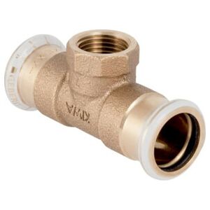 Geberit T-Élément Mapress d 54xR 1/2, femelle filetée, laiton rouge, cuivre (61370) - Publicité Geberit T-Élément Mapress d 54xR 1/2, femelle filetée, laiton rouge, cuivre (61370) - Publicité