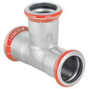 Geberit T-pièce Mapress acier C d= 54mm, égal, zingué extérieur (21008) - Publicité Geberit T-pièce Mapress acier C d= 54mm, égal, zingué extérieur (21008) - Publicité