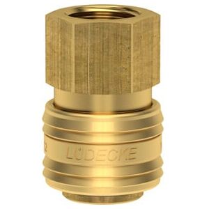 Lüdecke Raccord rapide NW 7,2 mm, laiton, série ES, FI G1/4 (ES 14 I) - Publicité Lüdecke Raccord rapide NW 7,2 mm, laiton, série ES, FI G1/4 (ES 14 I) - Publicité