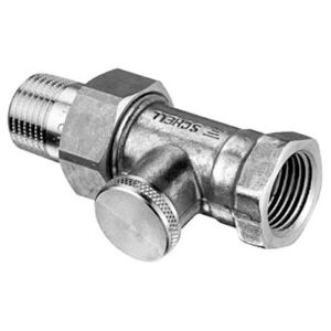 Raccordement vissé pour radiateur Schell passage verrouillable 10bar nickel mat, 1/2 (141170499) - Publicité Raccordement vissé pour radiateur Schell passage verrouillable 10bar nickel mat, 1/2 (141170499) - Publicité