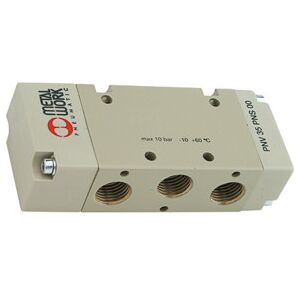 Riegler Vanne 5/2 voies, pneumatique, bistable, raccord G 1/4, DN 7,5 (516.304) - Publicité Riegler Vanne 5/2 voies, pneumatique, bistable, raccord G 1/4, DN 7,5 (516.304) - Publicité