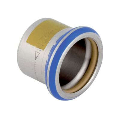 Geberit Bouchon gaz Mapress d 42 mm, pour gaz naturel et liquide, acier inoxydable (34467) - Publicité Geberit Bouchon gaz Mapress d 42 mm, pour gaz naturel et liquide, acier inoxydable (34467) - Publicité