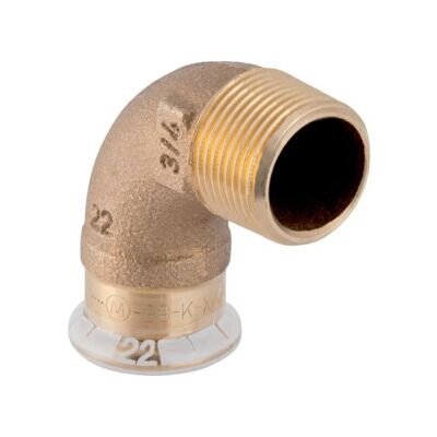 Geberit coude de transition Mapress d 54mmxR 2, Cu, 90°, avec filetage mâle, laiton rouge (63889) - Publicité Geberit coude de transition Mapress d 54mmxR 2, Cu, 90°, avec filetage mâle, laiton rouge (63889) - Publicité