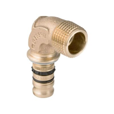 Geberit coude de transition Mepla d= 50 mm x R 1 1/2, 90°, avec filetage mâle, laiton rouge (606255005) - Publicité Geberit coude de transition Mepla d= 50 mm x R 1 1/2, 90°, avec filetage mâle, laiton rouge (606255005) - Publicité