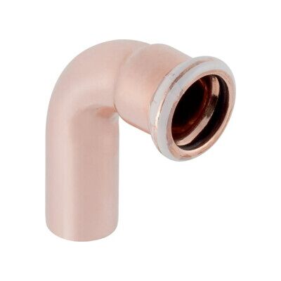 Geberit Coude Mapress d 22 mm, 90°, avec embout insérable, cuivre (60304) - Publicité Geberit Coude Mapress d 22 mm, 90°, avec embout insérable, cuivre (60304) - Publicité
