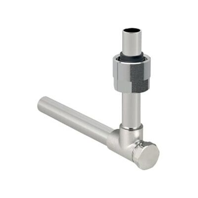 Geberit Coude métal 15, 90°, avec arrêt, avec joint, laqué, Ms/Cu (611603223) - Publicité Geberit Coude métal 15, 90°, avec arrêt, avec joint, laqué, Ms/Cu (611603223) - Publicité