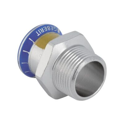 Geberit Raccord de transition gaz Mapress d 28 mm x R 3/4, mâle, pour gaz naturel et gaz liquéfié, ES (34068) - Publicité Geberit Raccord de transition gaz Mapress d 28 mm x R 3/4, mâle, pour gaz naturel et gaz liquéfié, ES (34068) - Publicité