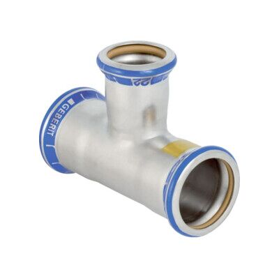 Geberit Raccord en T gaz Mapress d= 54x28x54 mm, réduit, acier inoxydable (34049) - Publicité Geberit Raccord en T gaz Mapress d= 54x28x54 mm, réduit, acier inoxydable (34049) - Publicité