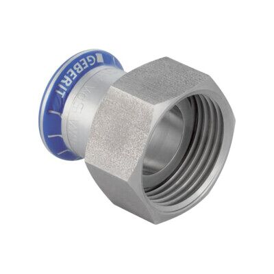 Geberit raccord Mapress d 22 mm x G 1, acier inoxydable ES, sans plomb, avec ÜWM/CrNi (85134) - Publicité Geberit raccord Mapress d 22 mm x G 1, acier inoxydable ES, sans plomb, avec ÜWM/CrNi (85134) - Publicité